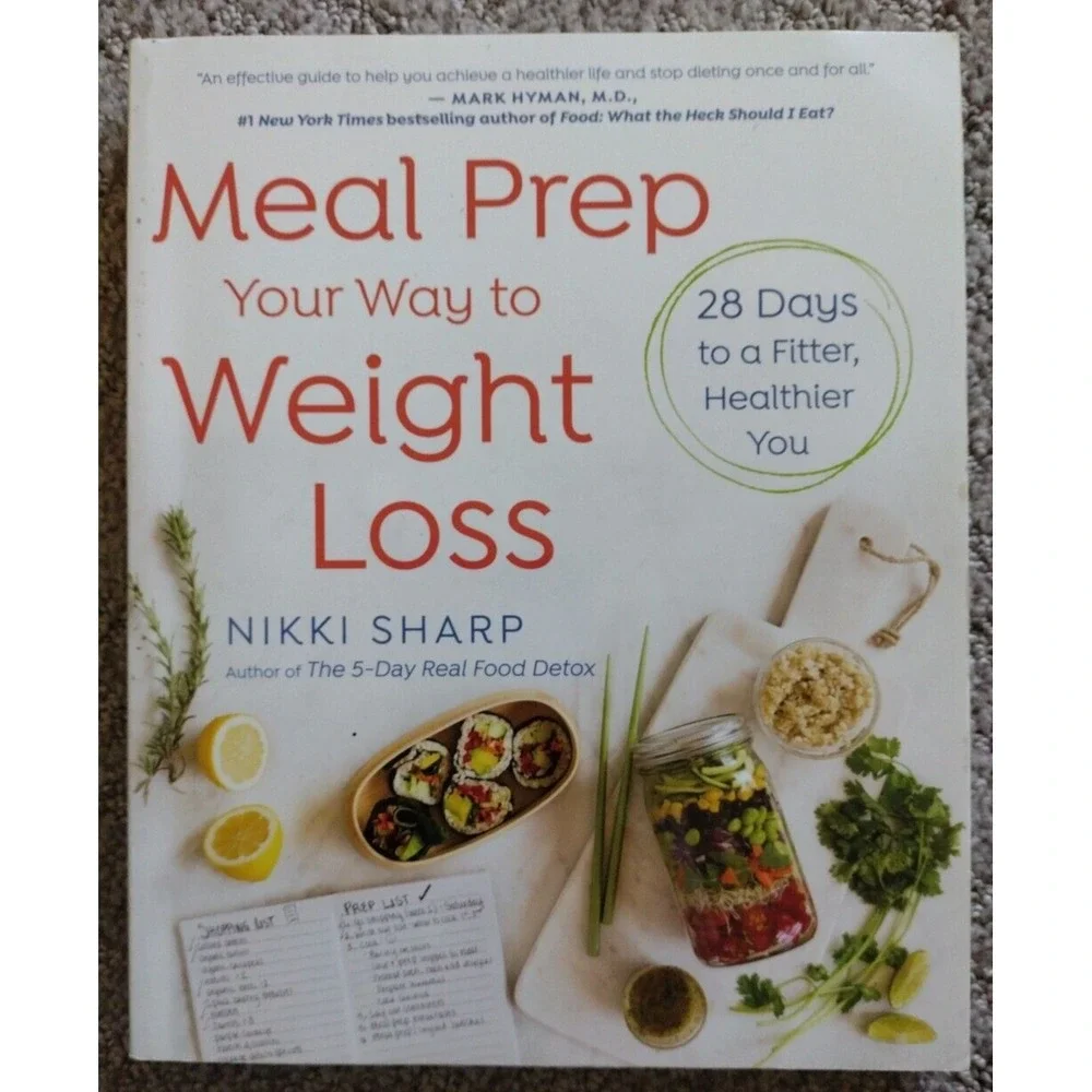Lot of 6 Healthy Cooking Cookbooks Salads Clean Eating Green Smoothies Meal Prep